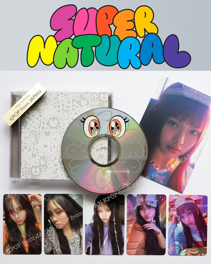 HYEIN NewJeans Supernatural Solo ver. CD with Photocard set Japan NJ MURAKAMI