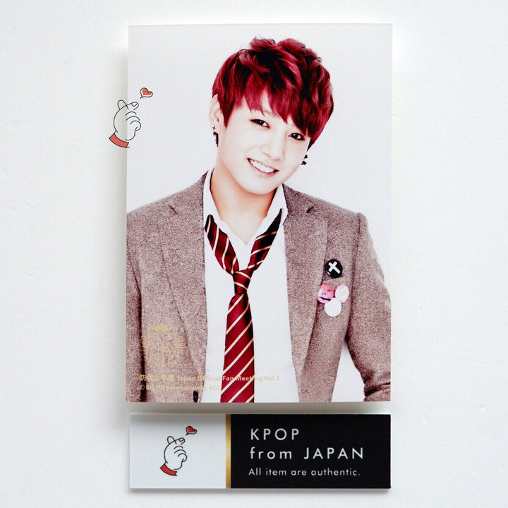 BTS Japan Official Fan Meeting Vol.1 Tarjeta fotográfica oficial limitada con foto de bromuro 