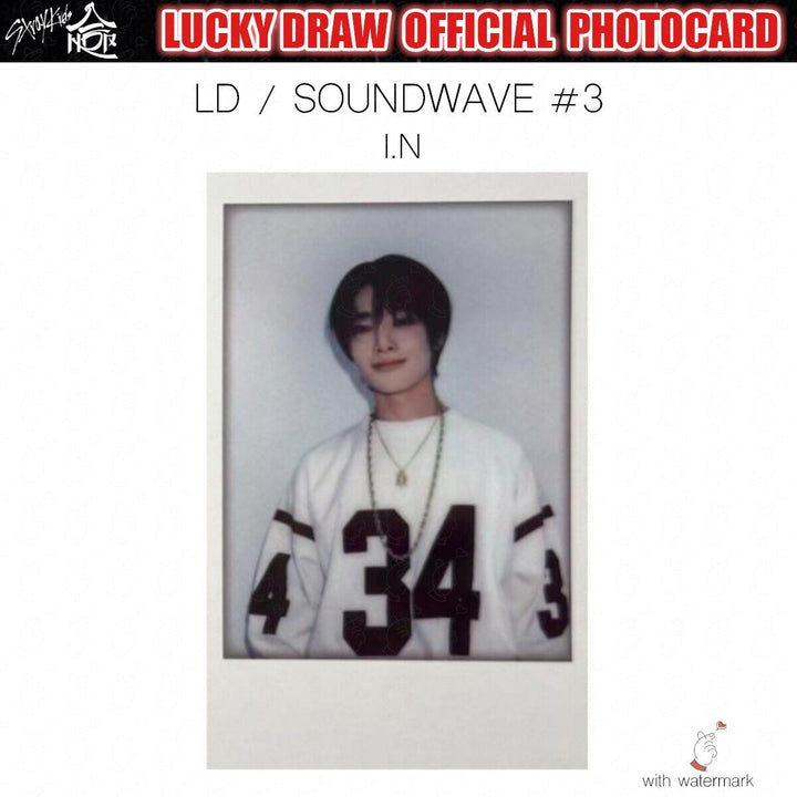 PRE STRAY KIDS HOP LUCKY DRAW SOUNDWAVE POP-UP OFFICIAL PHOTOCARD POLAROID POPUP