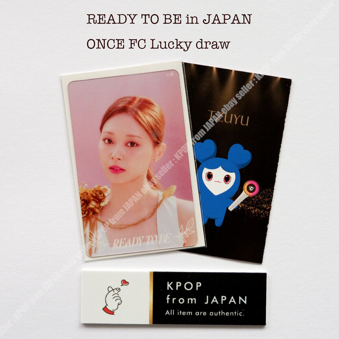 TWICE WORLD TOUR ' READY TO BE ' in JAPAN ONCE FC Lucky draw official photocard