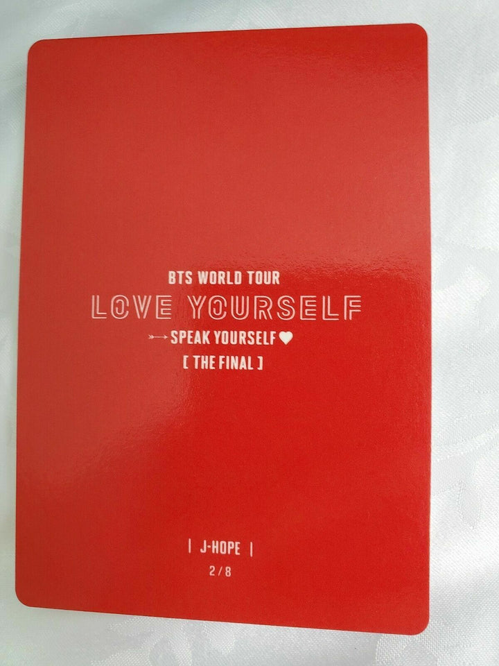 BTS Official Mini Photocard J-HOPE SPEAK YOURSELF THE FINAL in Seoul 2019