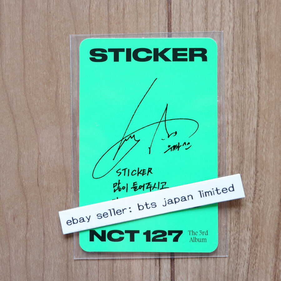 NCT 127 YUTA Sticker Official Photocard Photo card PC NCT127