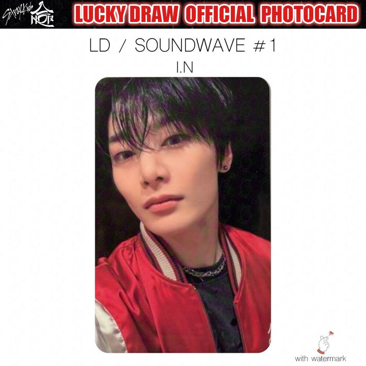 PRE STRAY KIDS HOP LUCKY DRAW SOUNDWAVE POP-UP OFFICIAL PHOTOCARD POLAROID POPUP