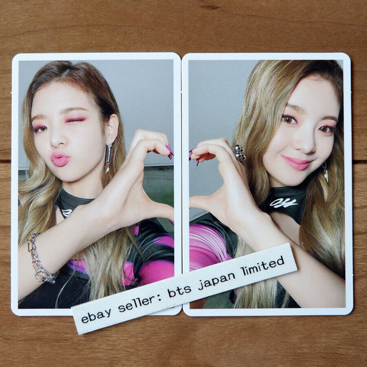 ITZY LIA IT'z Tarjeta fotográfica oficial Tarjeta fotográfica AB 1st Limited Japan PC 