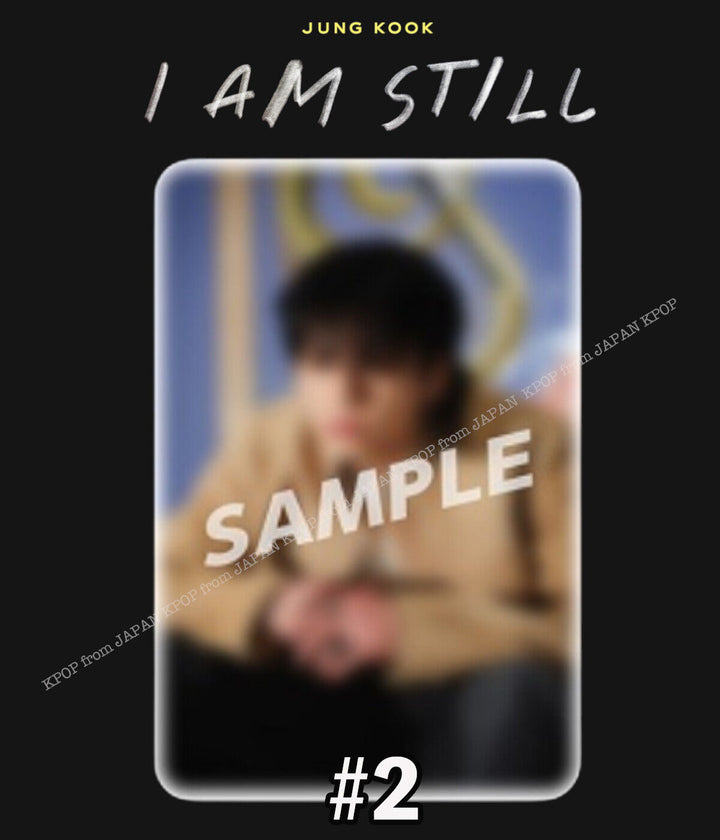 PRE JUNG KOOK I AM STILL MOVIE JAPAN BENEFIT PHOTOCARD CINEMA JK GOLDEN BTS POB