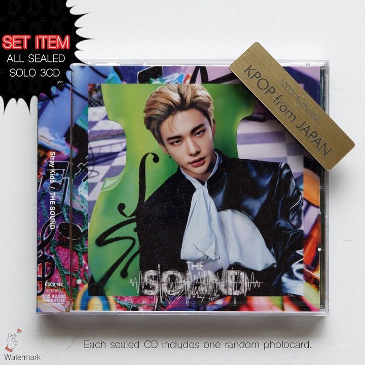 SEALED HYUNJIN Stray Kids THE SOUND SOCIAL PATH GIANT SOLO ver. JAPAN 3CD SET