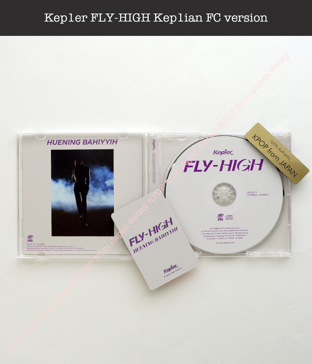 Kep1er FLY HIGH Official Kep1ian ver. CD + Photocatd JPFC Fan club FLY-HIGH