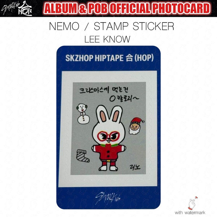 PRE STRAY KIDS SKZHOP HIPTAPE 合 HOP ALBUM PHOTO CARD JAPAN POB LUCKY DRAW