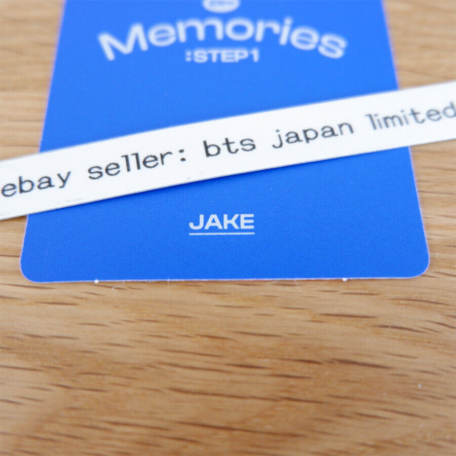 ENHYPEN JAKE Memories : Step 1 Official Photocard DVD DIGI CODE POM