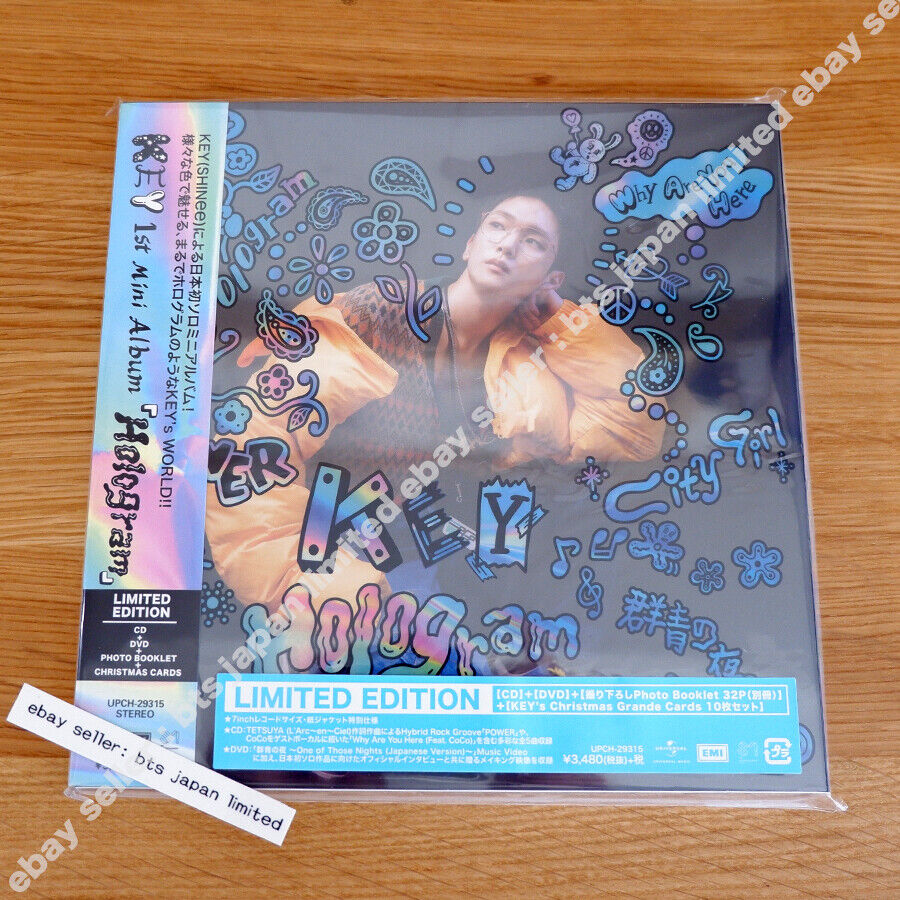 SHINee KEY Holograma 2Tipo CD+DVD+PhotoBooklet Edición Limitada/CD Normal Ed 