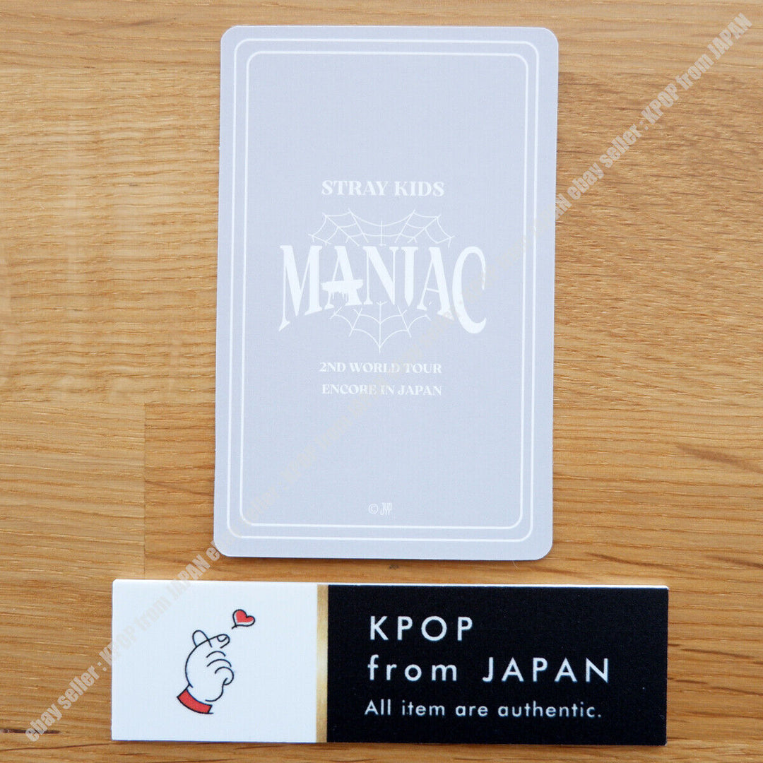 Stray Kids 2nd World Tour "MANIAC" ENCORE in JAPAN Official photocard B MD