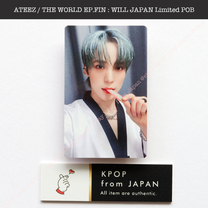 ATEEZ THE WORLD EP.FIN : WILL Japan POB Official Photocard Tower record HMV JPFC