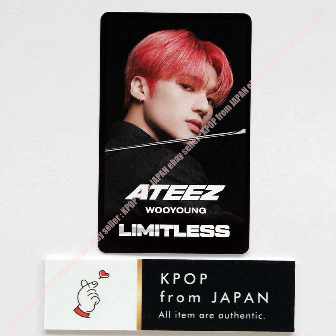 WOOYOUNG ATEEZ Limitless Official Photocard ATINY Tower records HMV Lucky draw