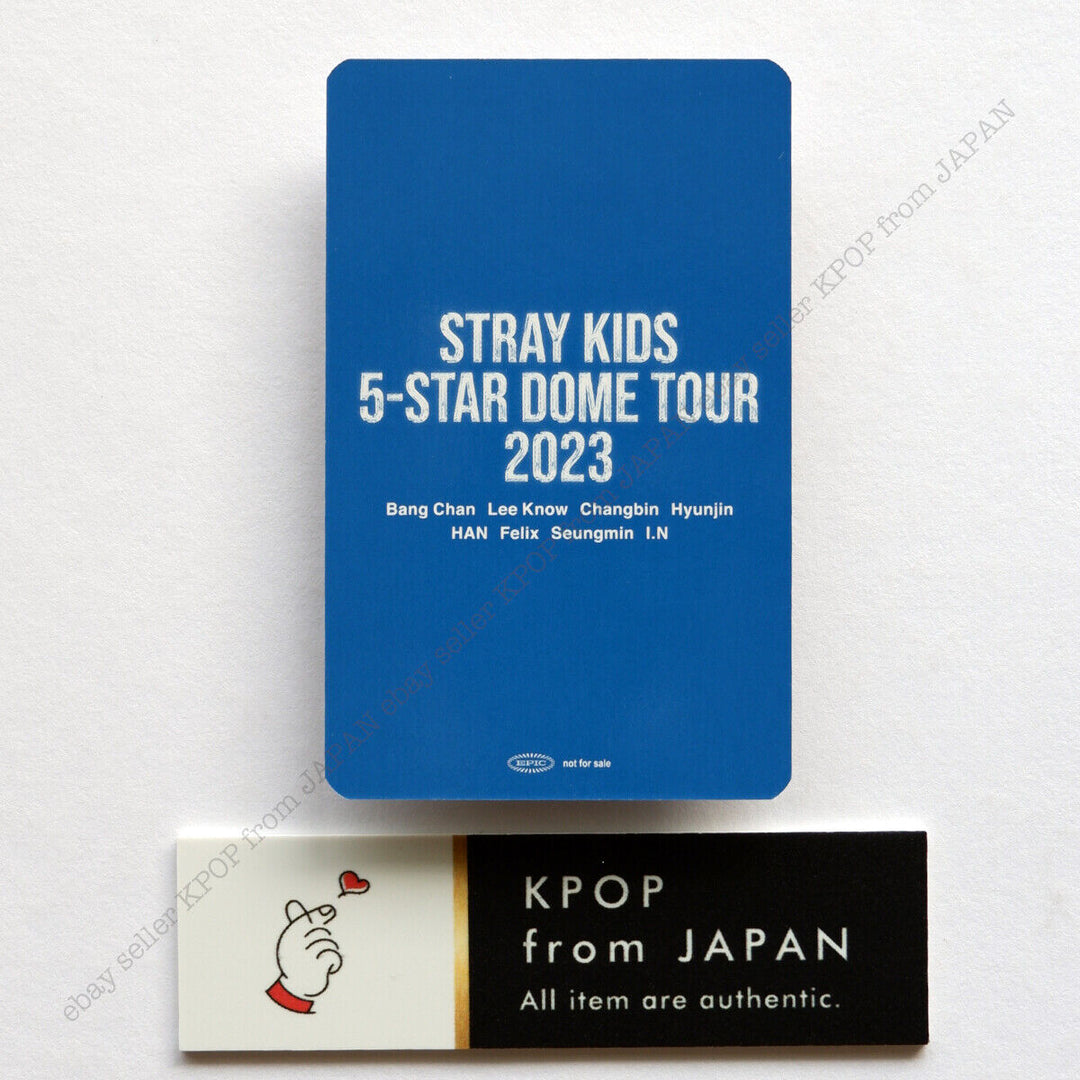 Stray Kids 5-STAR Dome Tour 2023 FUKUOKA 1er 2do día Tarjeta fotográfica limitada 