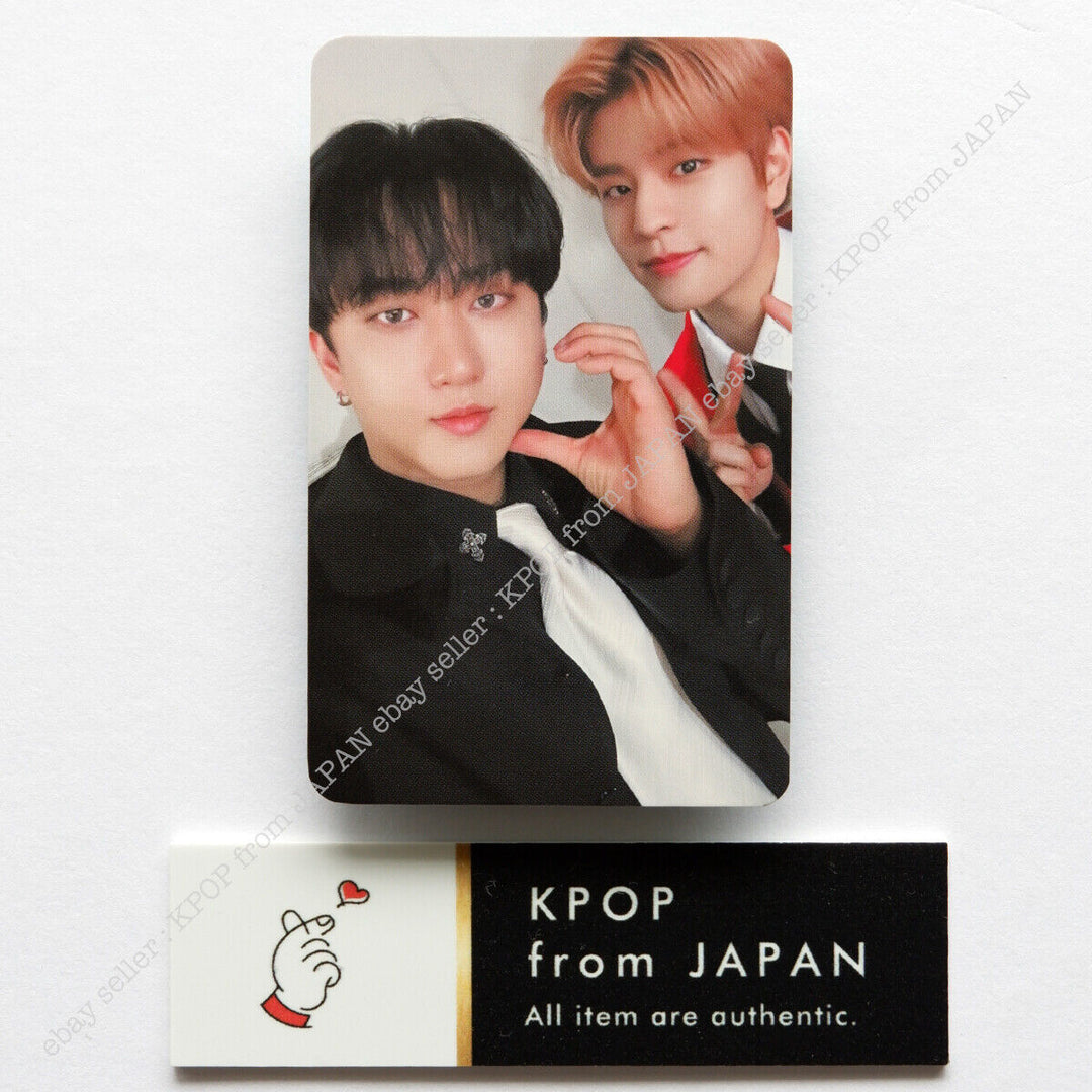 Tarjeta fotográfica oficial de la unidad POB de Stray Kids Social Path JAPÓN Hyunjin Han Bang chan 