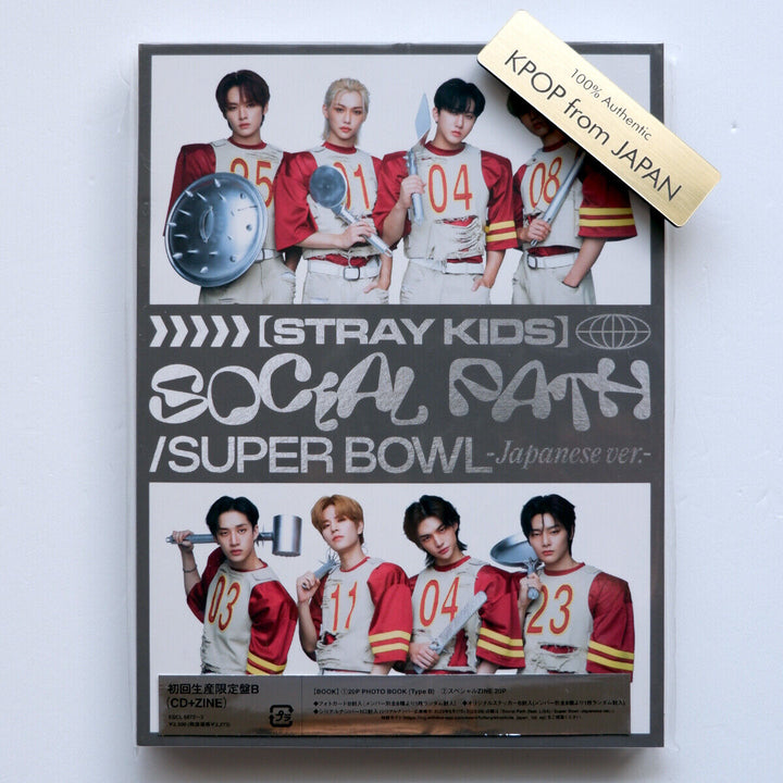 Álbum de tarjetas fotográficas de Stray Kids Social Path JAPAN AB Standard Solo FC POB Unit 