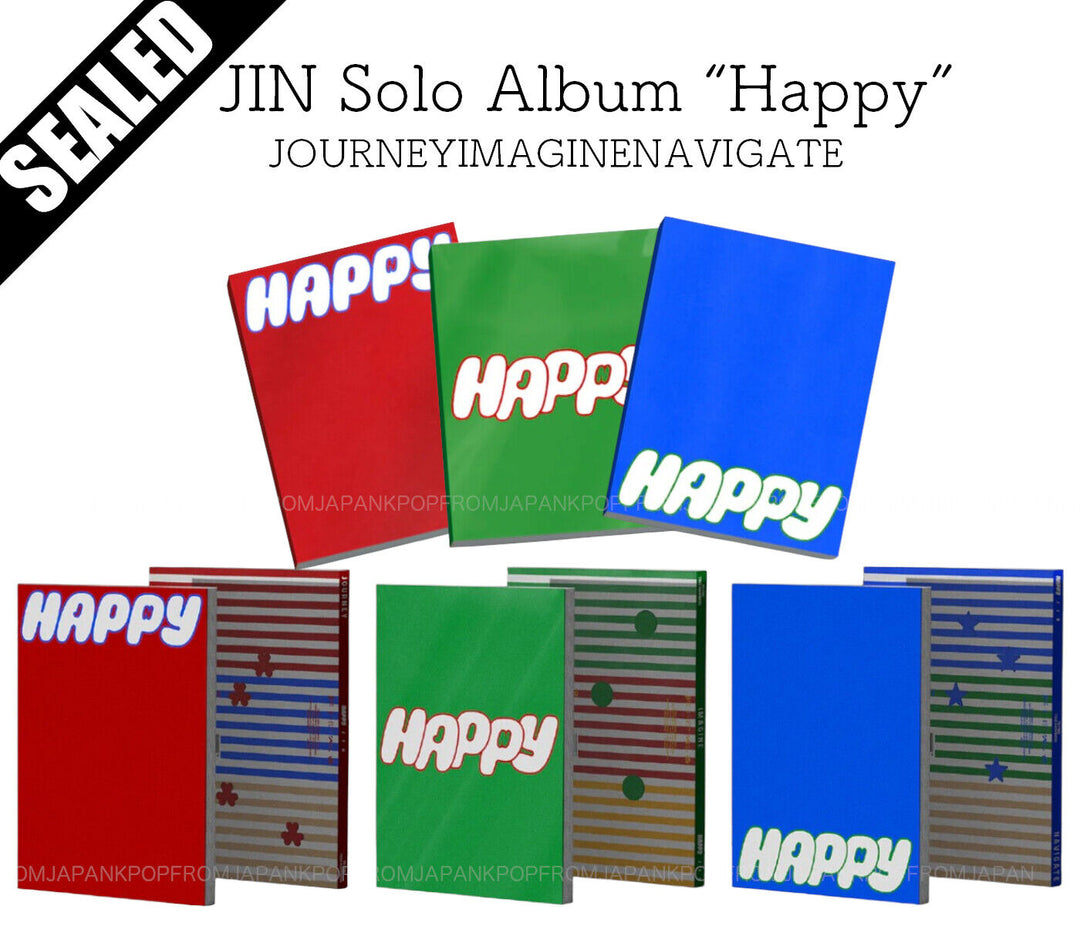 PRE JIN Sealed Solo Album Happy JOURNEY IMAGINE NAVIGATE BTS