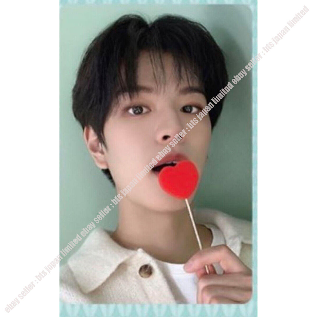 Stray kids NACIFIC Red Heart Photocard Hyunjin Felix Han Lee Know Bang chan I.N