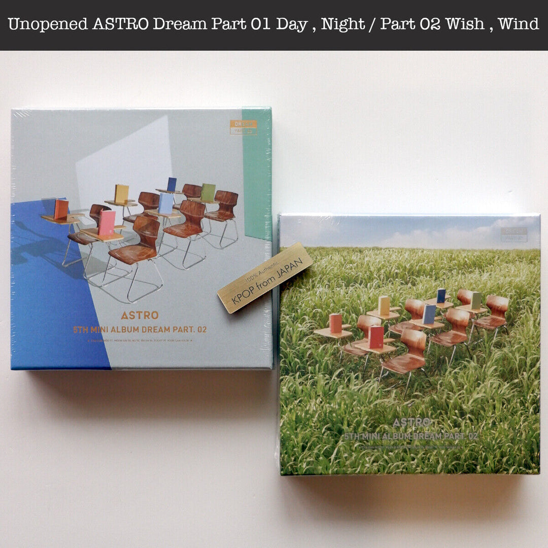 Unopened ASTRO Dream Part 01 Day , Night / Part 02 Wish , Wind Album Photocard