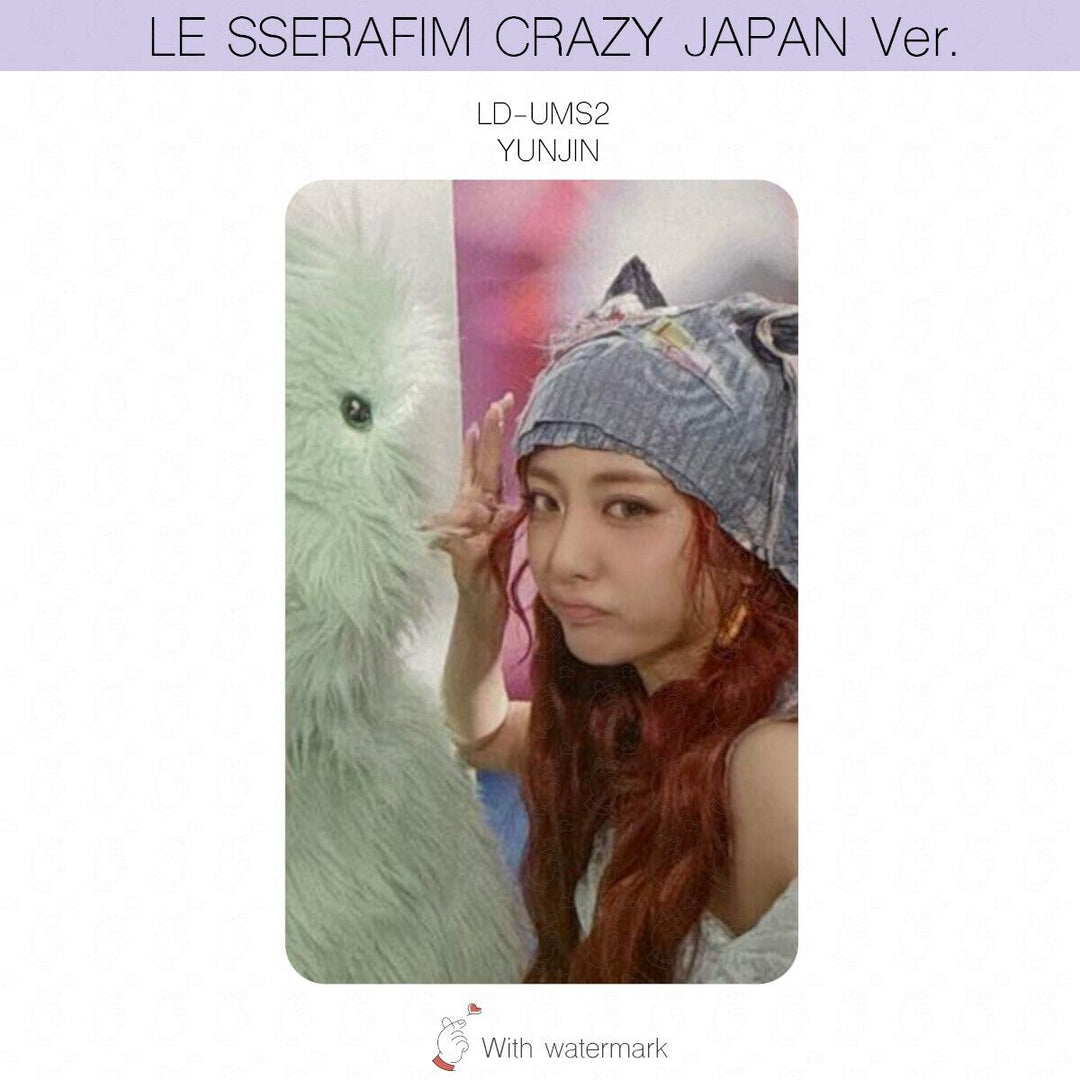 LE SSERAFIM CRAZY JAPAN ver. ALBUM POB LUCKY DRAW PHOTOCARD WEVERSE UMS HMV UNIT