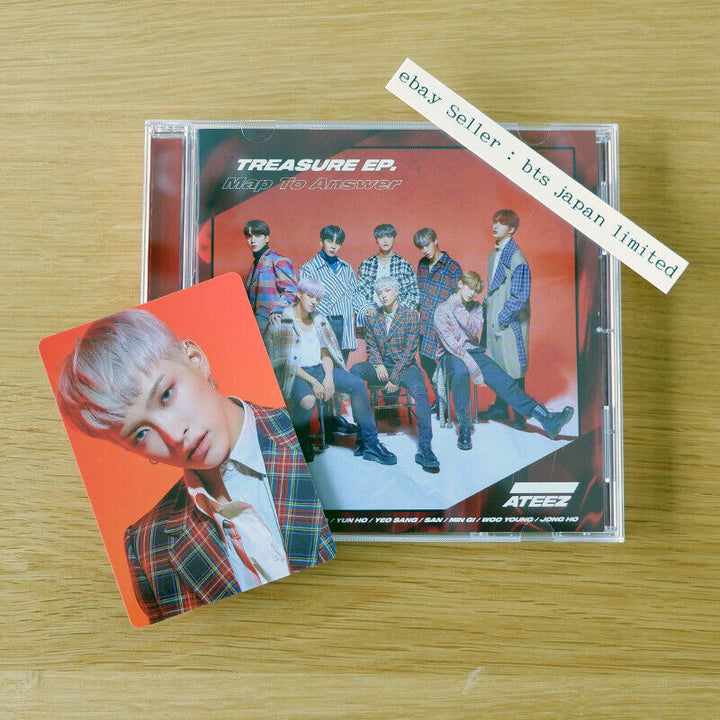 ATEEZ OFFICIAL TREASURE EP.Map To Answer Type-Z CD + Photocard Set Photo card