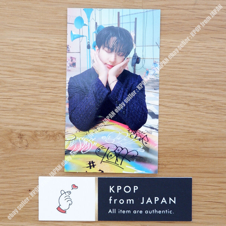 Changbin Stray Kids THE SOUND Tarjeta fotográfica oficial JAPAN POB FC Fanclub Tarjeta fotográfica 