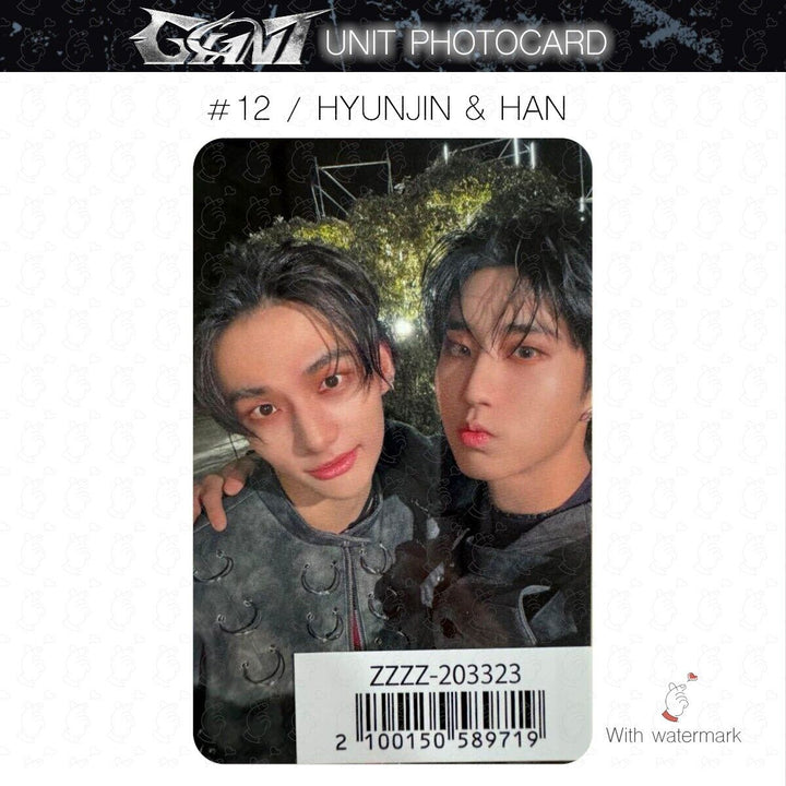 STRAY KIDS GIANT JAPAN 2ND FULL ALBUM UNIT POB PHOTOCARD STAY FC BENEFIT