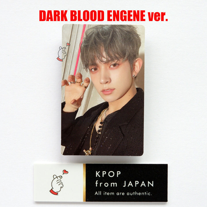 ENHYPEN DARK BLOOD ENGENE ver Tarjeta fotográfica oficial JUNGWON SUNGHOON HEESEUNG SUNOO 