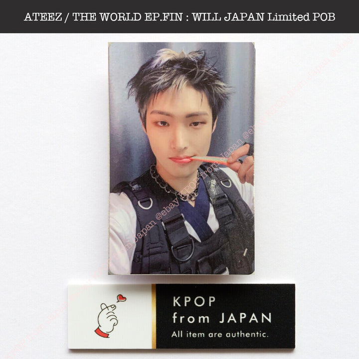 ATEEZ THE WORLD EP.FIN : WILL Japan POB Official Photocard Tower record HMV JPFC