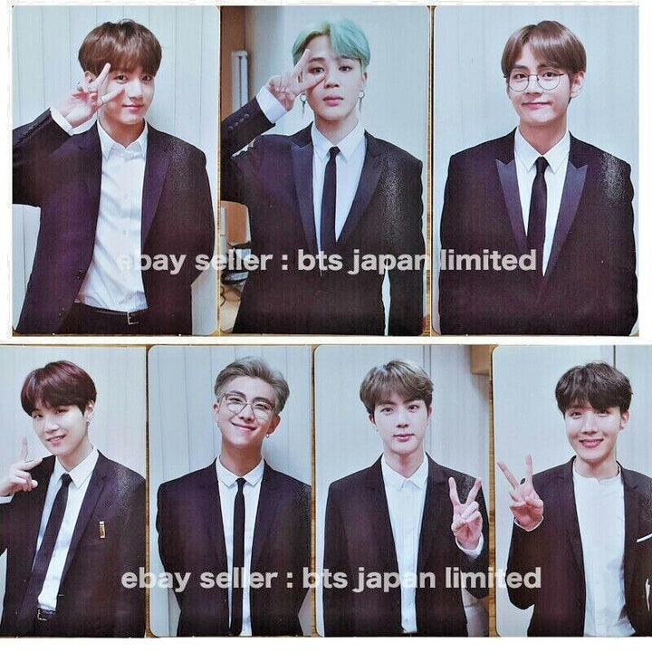 BTS MEMORIES OF 2018 DVD Official Photo card Jungkook V JIMIN SUGA J-HOPE JIN RM