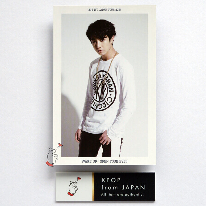 JUNGKOOK BTS 1ST JAPAN TOUR 2015 WAKE UP : OPEN YOUR EYES Official photocard