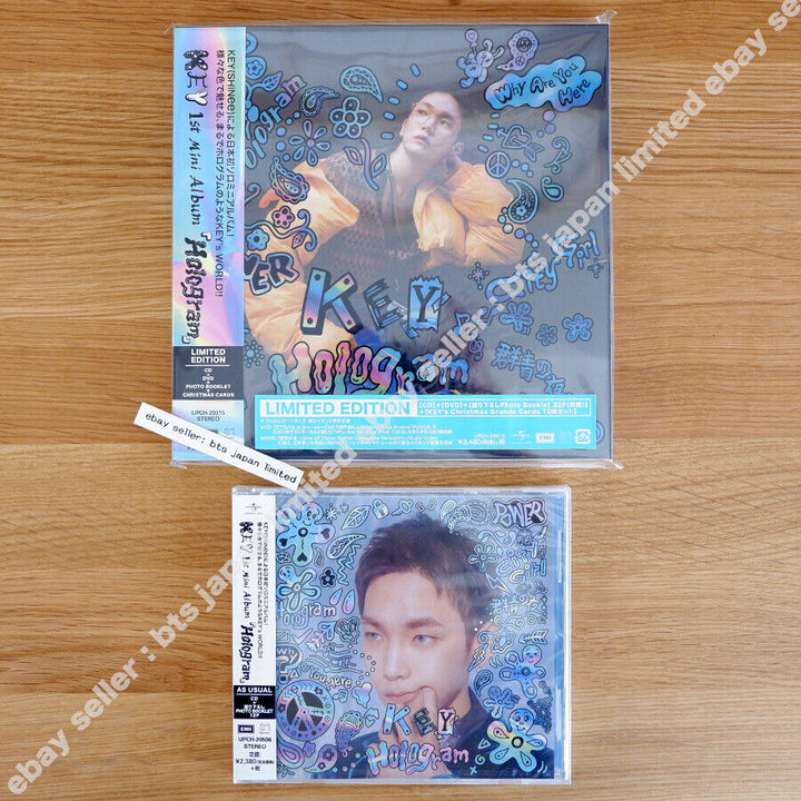 SHINee KEY Hologram 2Type CD+DVD+PhotoBooklet Limited Edition / CD Normal Ed