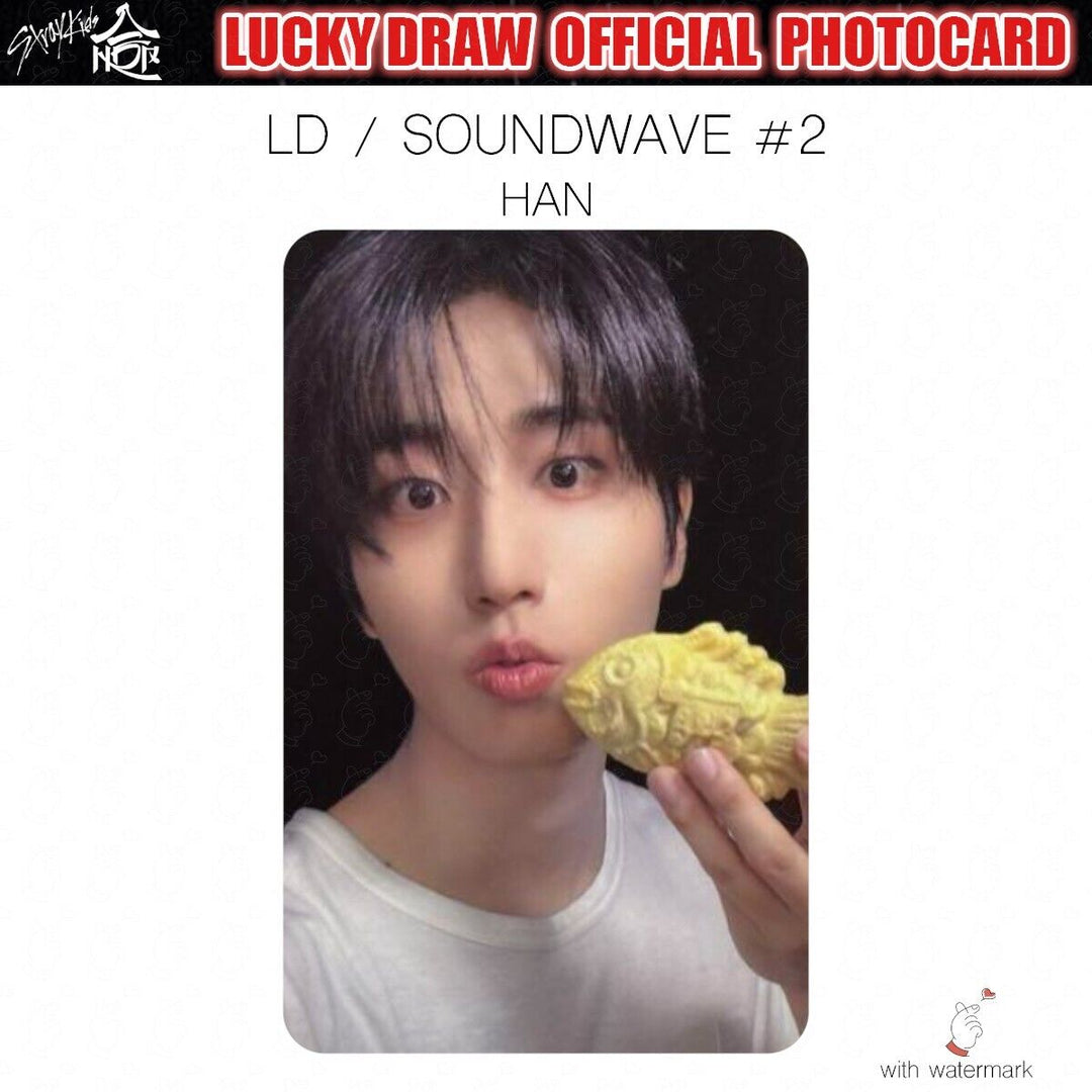 PRE STRAY KIDS HOP LUCKY DRAW SOUNDWAVE POP-UP OFFICIAL PHOTOCARD POLAROID POPUP