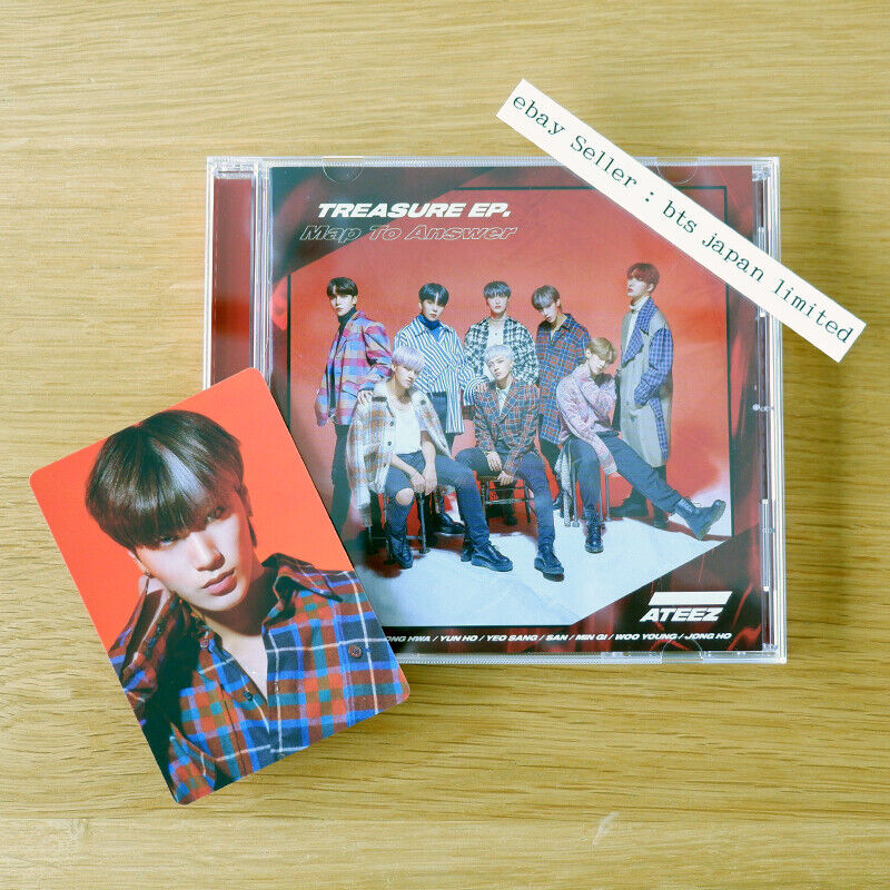 ATEEZ OFFICIAL TREASURE EP.Map To Answer Type-Z CD + Photocard Set Photo card