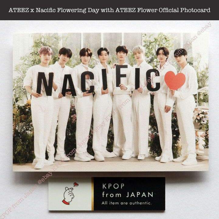 ATEEZ x Nacific Flowering Day with ATEEZ Flower Official Photocard