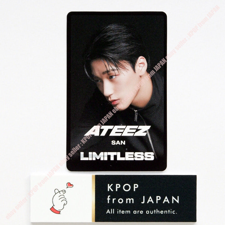 SAN ATEEZ Limitless Official Photocard ATINY Tower records HMV Lucky draw