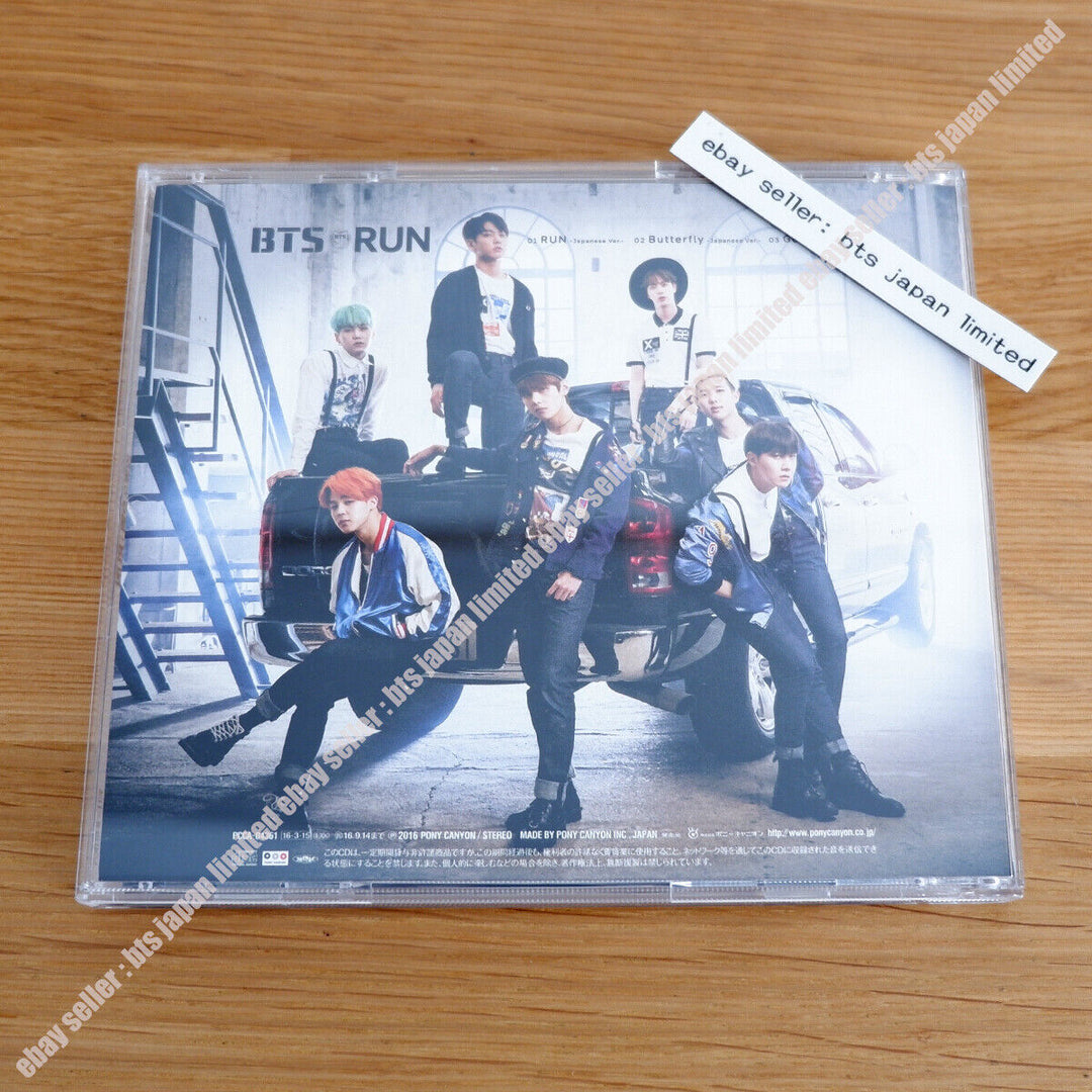 BTS RUN Versión japonesa oficial. HMV, Normal, 1ª edición limitada CD DVD 