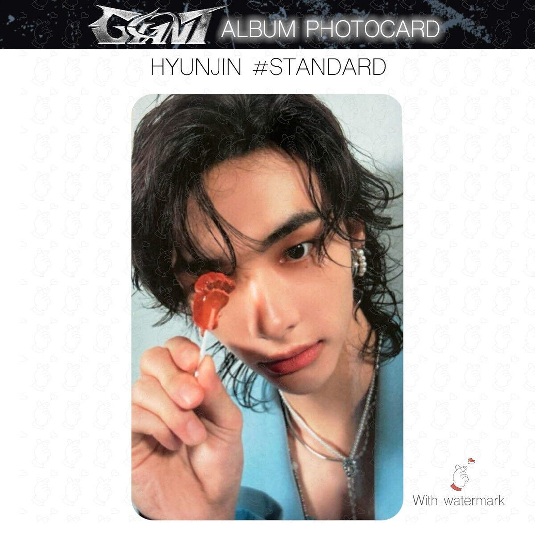 HYUNJIN STRAY KIDS GIANT JAPAN ALBUM PHOTOCARD POB LUCKY DRAW SOLO SONY