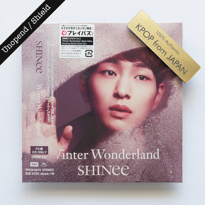 Unopened Shinee Winter Wonderland Japan FC Limited Edition CD FC