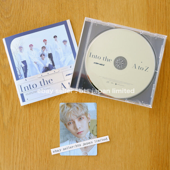 ATEEZ Into the A to Z Álbum original 1CD + Set de tarjetas fotográficas oficiales 