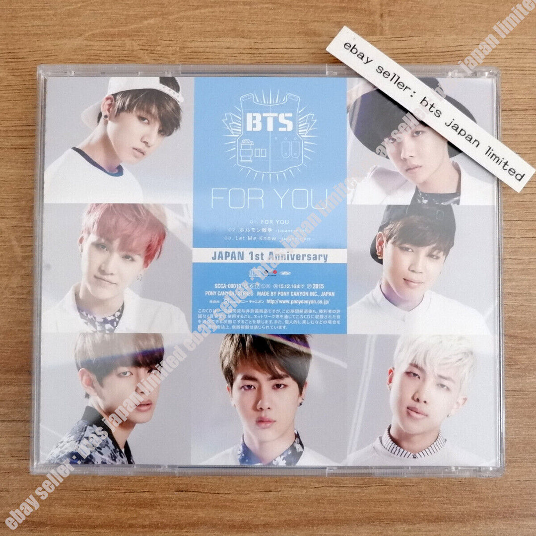 BTS PARA TI Versión oficial japonesa. CD DVD del 1er aniversario de AB de edición limitada 