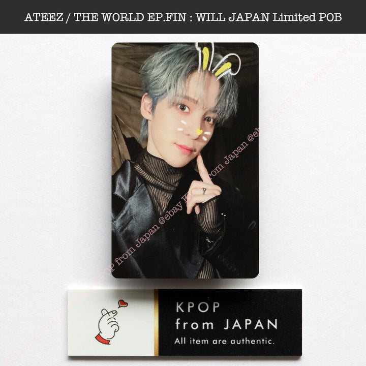 ATEEZ THE WORLD EP.FIN : WILL Japan POB Official Photocard Tower record HMV JPFC