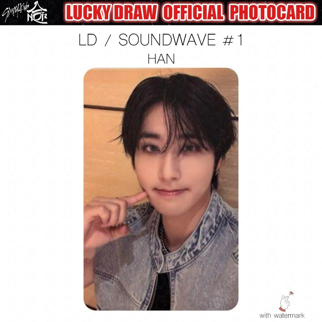 PRE STRAY KIDS HOP LUCKY DRAW SOUNDWAVE POP-UP OFFICIAL PHOTOCARD POLAROID POPUP