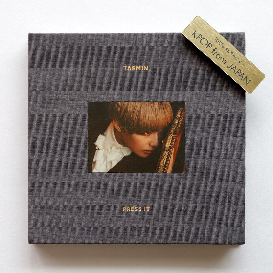 TAEMIN PRESS IT Select version CD  Photocard 1st full Korean Album Photo card