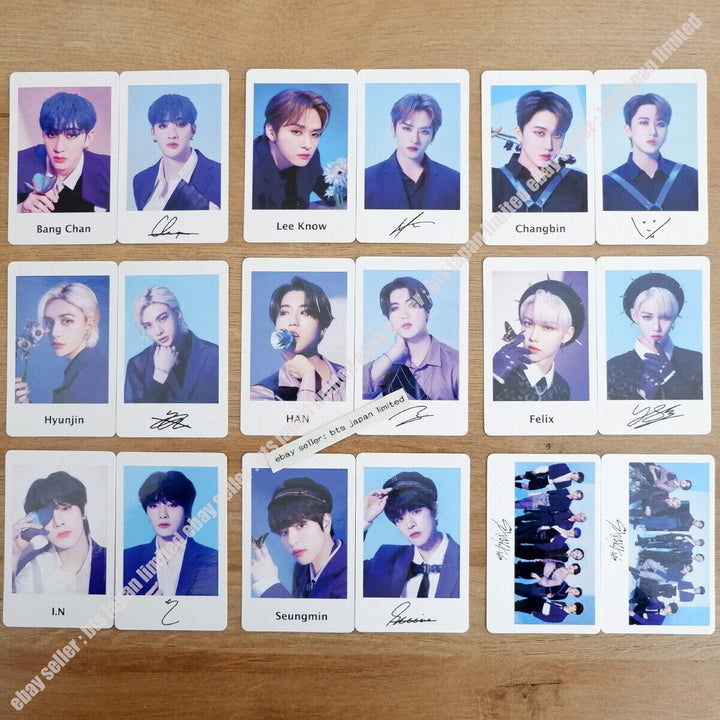 Set de tarjetas fotográficas oficiales de Stray Kids MANIAC en JAPÓN Hyunjin Felix Han Lee Know IN 