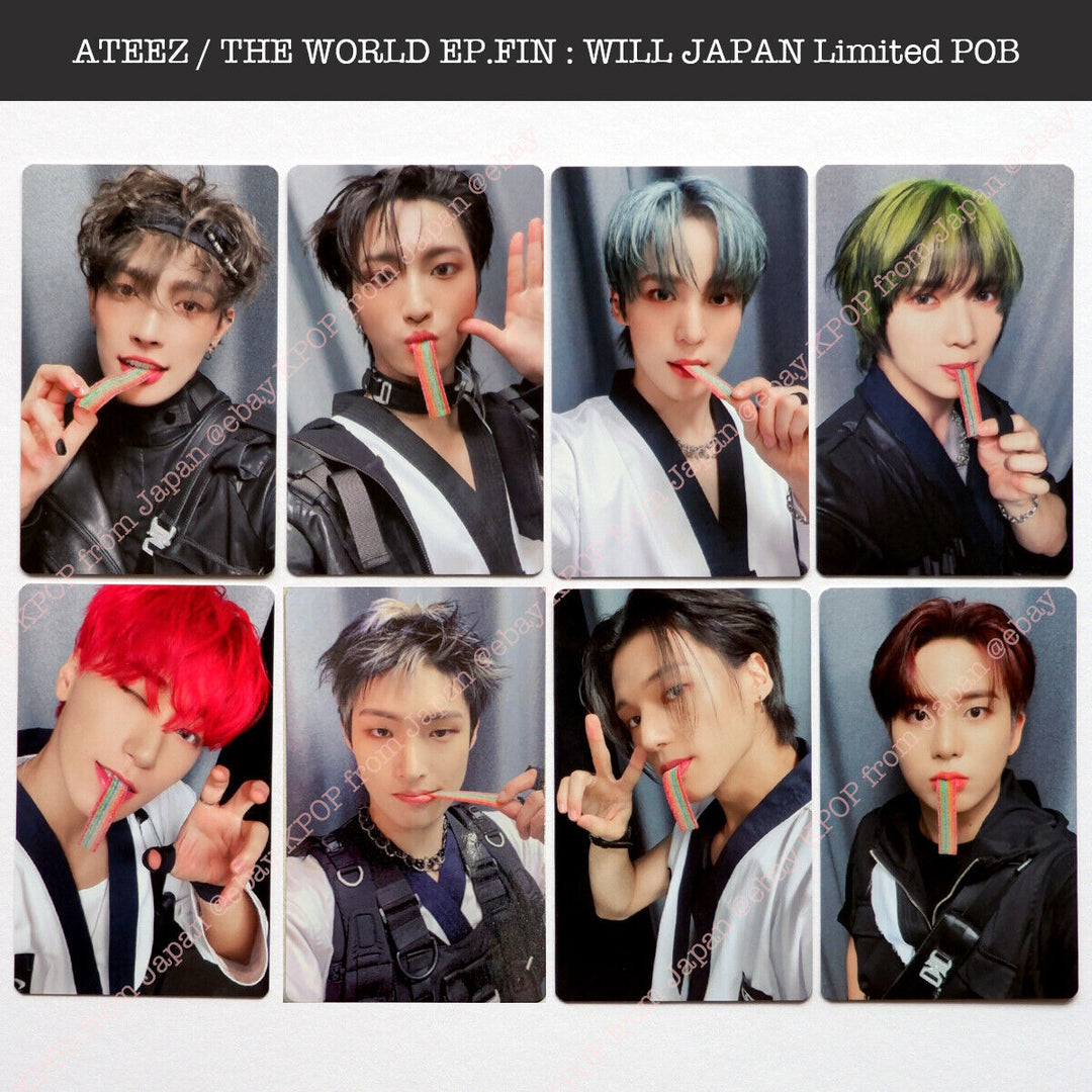 ATEEZ THE WORLD EP.FIN : WILL Japan POB Official Photocard Tower record HMV JPFC