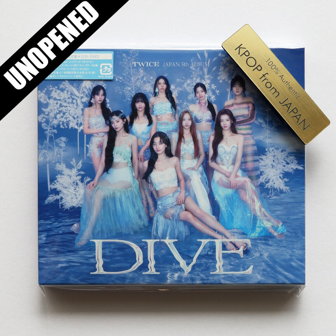 UNOPENED TWICE Japan Album DIVE Limited A B ONCE SOLO CD JPFC Photocard