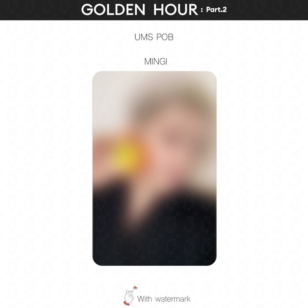 PRE ATEEZ GOLDEN HOUR Part.2 JAPAN STORE BENEFIT POB PHOTOCARD JPFC UMS HMV pt2