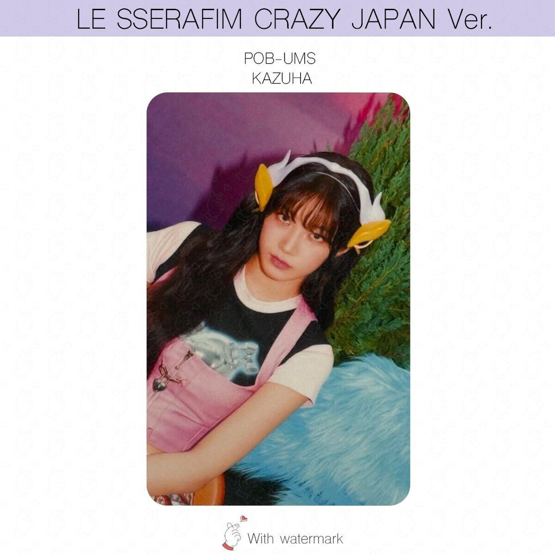 LE SSERAFIM CRAZY JAPAN ver. ALBUM POB LUCKY DRAW PHOTOCARD WEVERSE UMS HMV UNIT