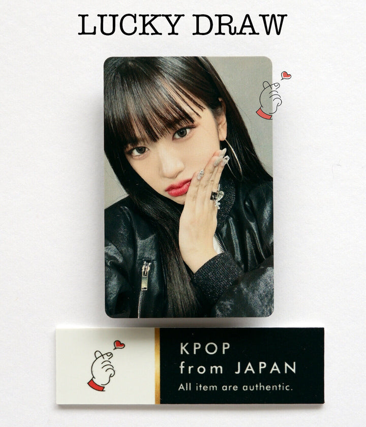 IVE WAVE Japón POB Lucky Draw tarjeta fotográfica oficial Registro de la Torre HMV WONYOUNG YUJIN 